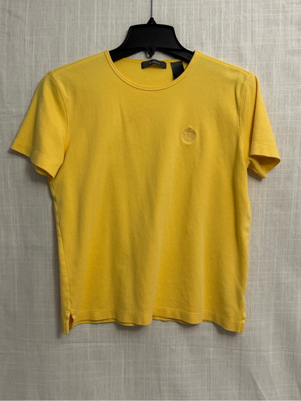 Liz Claiborne Yellow Short Sleeve Crew Neck T-Shirt